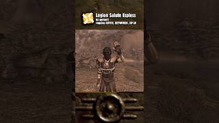 Legion amp NCR Salute Idolized Couriers in Fallout New Vegas [upl. by Aydni]