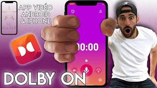 Améliorer le son d’une vidéo iPhone ou Android  DOLBY ON [upl. by Enaasiali86]