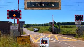 Litlington Level Crossing Cambridgeshire [upl. by Willetta710]