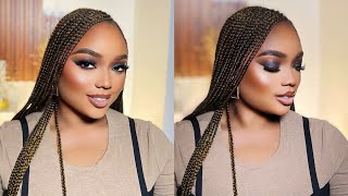 MAKEUP TRANSFORMATION FT MY CLIENT DETAILED BEGINNER MAKEUP TUTORIAL [upl. by Karp]