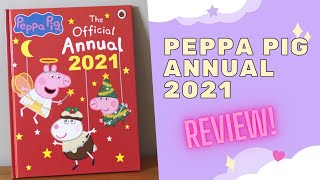 Peppa pig The official Annual 2021 Hardcover book review [upl. by Assilana]