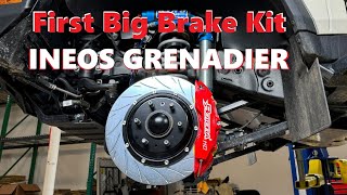 INEOS Grenadier Big Brake Kit  First Look [upl. by Ailee]