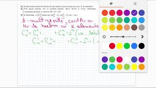 Bacalaureat 2020  MateInfo  Testul 3  Subiectul 1  Teste antrenament  Clasa a 12a [upl. by Merlin]