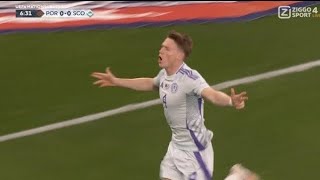 Scott McTominay Goal Portugal vs Scotland 01 Goals and Extended Highlights [upl. by Alanson]