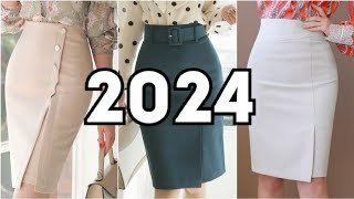 FALDAS DE MODA 2024  IDEAS LOOKS CON FALDAS [upl. by Sema60]