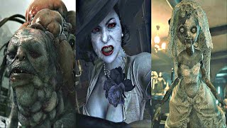 Resident Evil 8 Village  All Bosses  Boss Fights  Ending 4K 60FPS [upl. by Aremat]