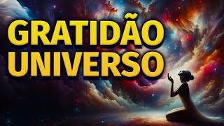 ORAÇÃO PARA AGRADECER AO UNIVERSO ENQUANTO DORME  LEI DA ATRAÇÃO [upl. by Cirded]