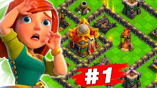 ИЗ РАШЕРА В ТАЩЕРЫ 1  ПРОКАЧКА РАШЕРА ТХ16  CLASH OF CLANS [upl. by Ingamar]