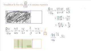 simplificación de fracciones [upl. by Htebazle]