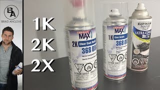 The difference between 1K 2K and 2X clear coat [upl. by Earb897]