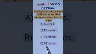 prova do Detran 2024 prova teórica do detran como passar na prova teórica do detran 2024 Prova [upl. by Tomaso]