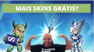 CÓDIGOS DE BRAWLHALLA  Como GANHAR SKINS GRÁTIS no BRAWLHALLA NOVA TRACK NAS LIVES DEV STREAM [upl. by Spain314]