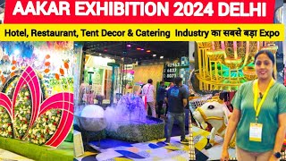 Aakar Exhibition 2024 Greater Noida  Tent Decor 2024 India International Hospitality Expo [upl. by Nettirb]