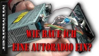 Autoradio Einbauen wie Anschluss ISO Norm [upl. by Tema]