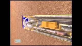 Alaskan Way Viaduct  Tunnel Boring Machine Animation [upl. by Onida]