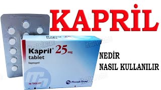 KAPRİL KAPTOPRİL Nedir Niçin Kullanılır Nasıl Kullanılır Yan Etkileri Nelerdir [upl. by Noral]