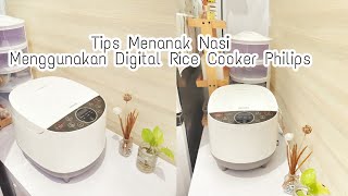 Tips Memasak Nasi Dengan Digital Rice Cooker Philips HD4515 🍚🍙 Setelah Dicoba Ternyata  ‼️😯 [upl. by Ingraham545]