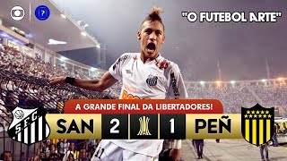 SANTOS 2 X 1 PEÑAROL FINAL DA LIBERTADORES 2011 GLOBO HDTV 1080p Melhores momentos [upl. by Llydnek45]