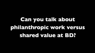 BDs Gary Cohen on Creating Shared Value in Global Health [upl. by Millisent556]