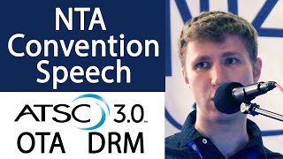 Antenna Man Speaks about OTA amp ATSC 30 DRM at NTA Convention [upl. by Elyrad]