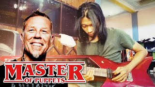 METALLICA  MASTER OF PUPPETS  Raven Guitar Mojokerto [upl. by Gerson544]