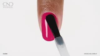 CND PLEXIGEL™  SHAPER OVER NATURAL NAIL [upl. by Leahcimal]