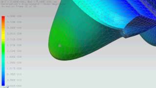 NX 75 Advance Simulation  NX Nastran  Displacement Analysis  Centrifugal Force [upl. by Amsirac]