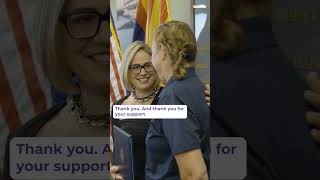 Sinema Honors Arizona Veterans Shows Her Commitment to Arizona Veteran Community at Phoenix VA [upl. by Ecargyram]