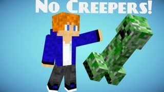 5 WAYS TO GET RID OF A CREEPER  Minecraft [upl. by Nohsyt]