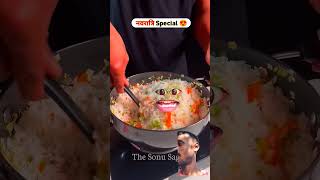 Patta gobhi ka biryani streetfood food funny [upl. by Brigham]