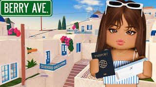 ✈️NEW SANTORINI Greece in Berry Avenue💙 [upl. by Nalyd]