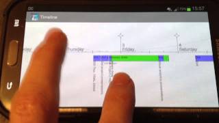Linear Calendar Timeline Android App Thing [upl. by Tabitha]