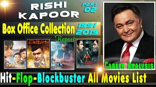 Rishi Kapoor Hit and Flop All Movies List with Box Office Collection Analysis 19912019  Part 02 [upl. by Leile]