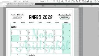 Como DISEÑAR mi propio PLANNER o Calendario PERSONALIZADO en SILHOUETTE STUDIO de CAMEO [upl. by Rodrich523]