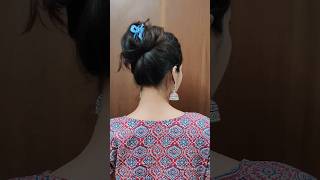 Clutcher Messy Juda Hairstyle ❤️ try This basichairstylehairtutorial hairstyle hair [upl. by Nylitak]