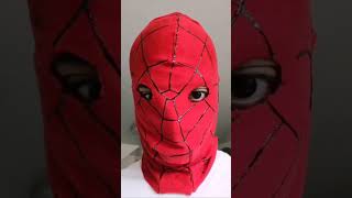 I made a Spiderman Mask with MOVING LENSES seanscrafts [upl. by Hervey524]