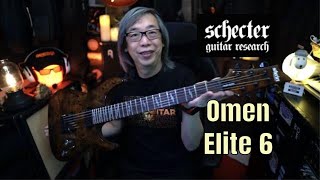 Schecter Omen Elite 6 Charcoal [upl. by Seuqcaj]