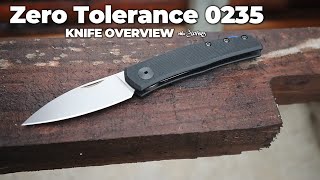 Zero Tolerance 0235 Slip Joint Knife  5Minute Review  Atlantic Knife [upl. by Yknarf]