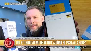 Boleto educativo gratuito en la SUBE [upl. by Lucchesi608]