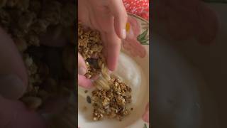 Chickpea granola recipe veganrecipes granola baking [upl. by Catto]