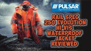 EVO250  PULSAR® Evolution Rail Spec Breathable Storm Coat Reviewed [upl. by Blackmun]