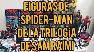 PRESUMIENDO MI COLECCION DE FIGURAS DE SPIDERMAN DE SAM RAIMI PROTAGONIZADA POR TOBEY MAGUIRE [upl. by Aztinay135]