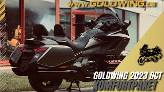 Goldwing 2023 DCT als Goldwing Fuchs Edition mit quotKomfortpaketquot [upl. by Leckie]