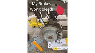 Solved 2004 Suburban Brakes wont bleed [upl. by Perice]