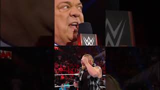 Brock Lesnar is left speechless about Paul Heymans threats Short [upl. by Dahc]