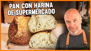 Pan integral de trigo con MASA MADRE casero Escuela de panadería [upl. by Yedorb791]