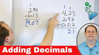 Adding Decimals to the Hundredths Place [upl. by Onairam]