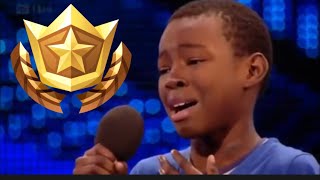 Kid Sings Fortnite Battle Pass On America Got Talent [upl. by Schweitzer]