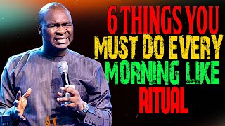 6 THINGS YOU MUST DO EVERY MORNING AS A RITUAL  APOSTLE JOSHUA SELMAN [upl. by Kihtrak]