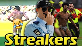 AFL FUNNIEST STREAKER MOMENTS [upl. by Omrellig10]